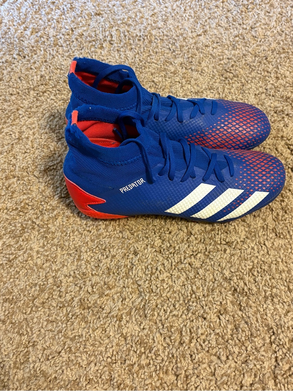 Adidas Men’s Blue & Red Soccer Cleats